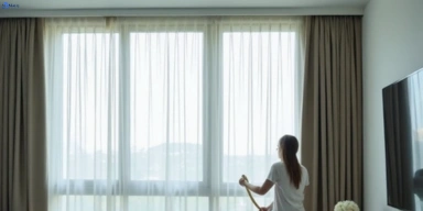 Delicate sheer drape cleaning dean-park-nsw Matty Curtain Cleaning